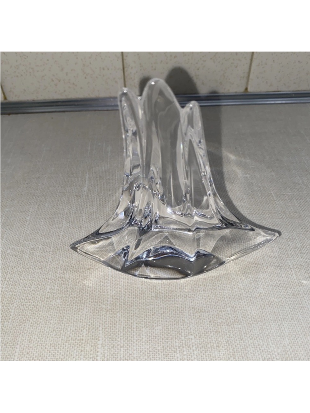 Clear Glass Decorative Sailboat Accent - Elegant Home Accent - Picture 12 of 16